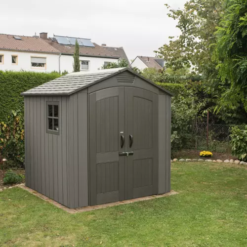 Casetta da giardino VENEZIA 2 in pvc 2,04 x 2,75 x h 2,28 m