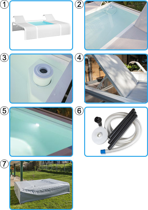 componenti piscina gre Mariposa