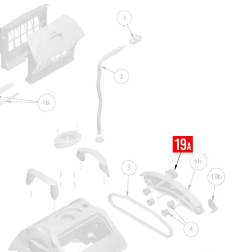 Flangia anteriore lato cavo AV - BWT D100