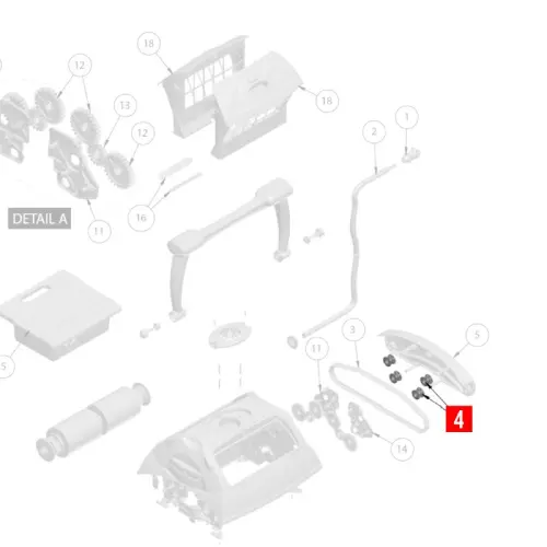 4_Guida Cingolo per BWT Serie D (set 8 pezzi)