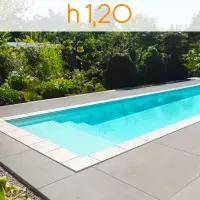 Piscina interrata in casseri di polistirolo ITALIKA® Blok 14,00 x 7,00 h 1,20 m