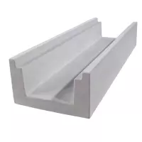 Canalina per bordo sfioratore SPECIALE ALLEGGERITO per piscina, H 18.5 cm