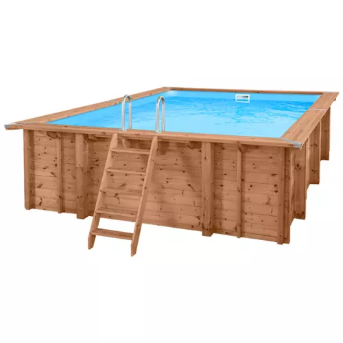 Piscina in legno rettangolare NaturalWood 600 - 6,00 x 4,19 x h.1,31 m