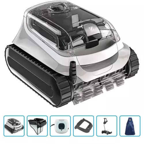 Robot pulitore automatico per piscina Zodiac 20 XA PREMIUM con carrello e copertura protettiva
