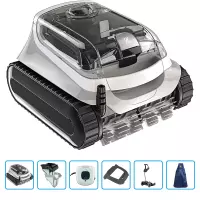 Robot pulitore automatico per piscina Zodiac 30 XA iQ PREMIUM con carrello e copertura protettiva