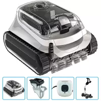 Robot pulitore automatico per piscina Zodiac 40 XA iQ con carrello di trasporto