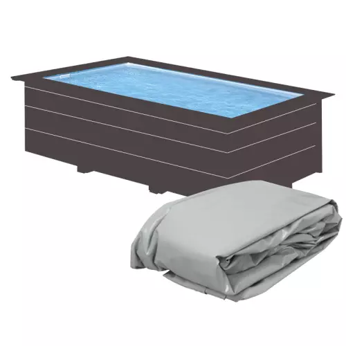 Liner di ricambio per piscine Gre in legno composito WPC WOOD rettangolari, varie misure