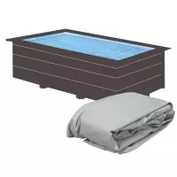 Liner di ricambio per piscine Gre in legno composito WPC WOOD rettangolari, varie misure