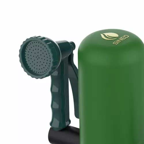 Fontana da giardino AQUA PRO in polietilene, con rubinetto e multigetto 8 funzioni : Colore VERDE