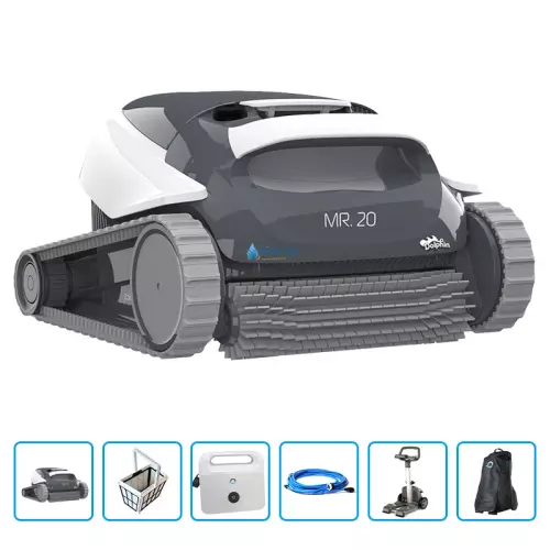 Robot piscina Dolphin Mr. 20 PREMIUM con carrello e copertura protettiva