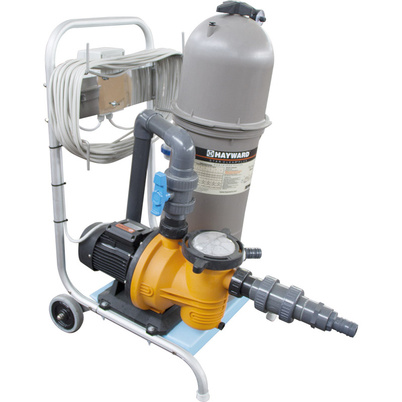 Pompa carrellata con quadro elettrico, vari modelli