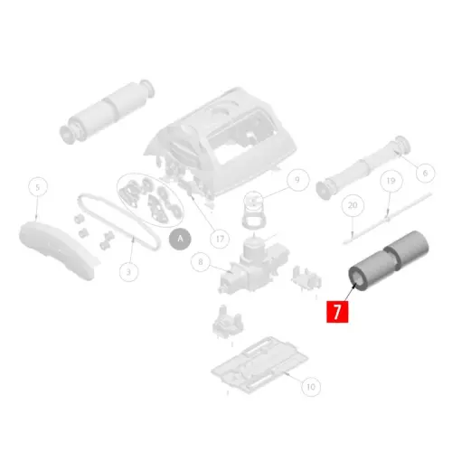 7_Spazzola PVA BWT D200-D300, P600, Star Vac III