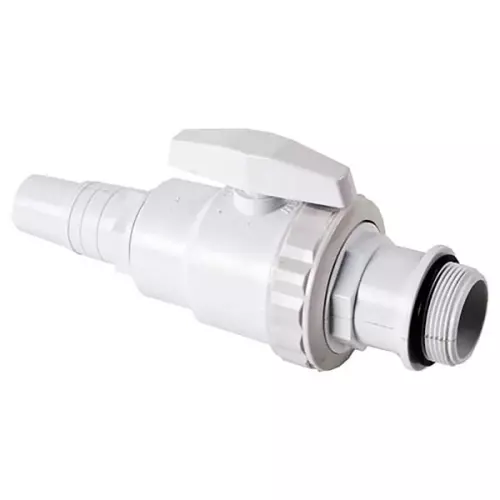 Valvola di Chiusura Acqua 1/4 di Giro con Connettore 32/38 per Filtrazione