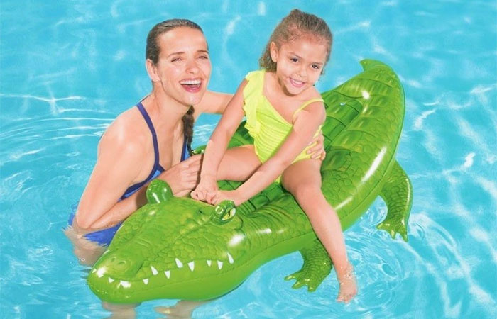 Materassino gonfiabile Coccodrillo per piscina