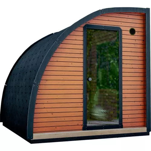 Sauna finlandese tradizionale da esterno NOMAD Medium 2-4 posti con spogliatoio