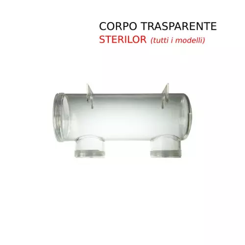 Vaso trasparente per Cella elettrolitica compatibile Sterilor