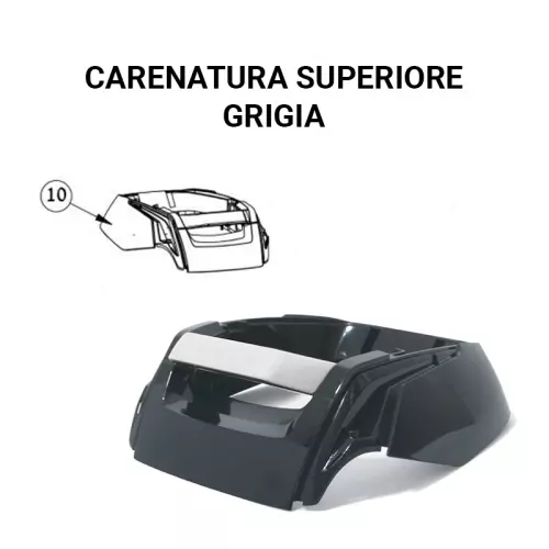 10_Carenatura superiore grigia MR 10