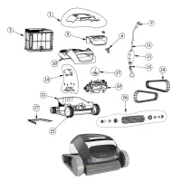 Ricambi per Robot Piscina DOLPHIN Mr. 20 by Maytronics