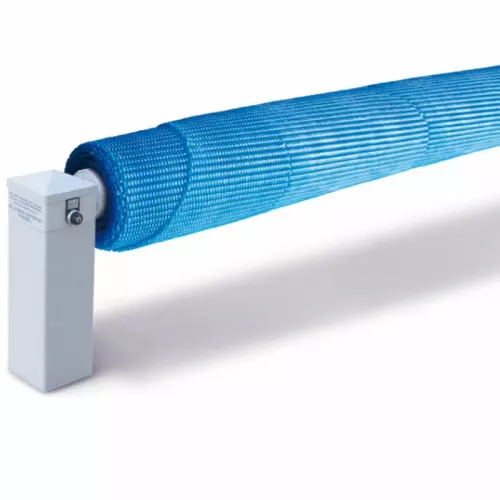 Rullo avvolgitore motorizzato fisso per piscine fino a 6 m di larghezza