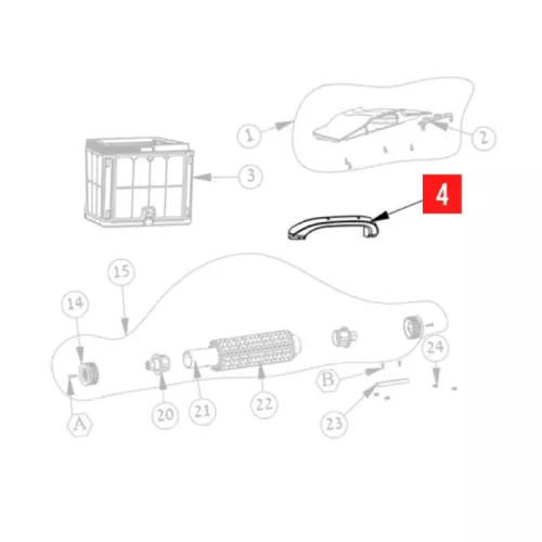 4_Impugnatura bianca MR 30 - MR 40i