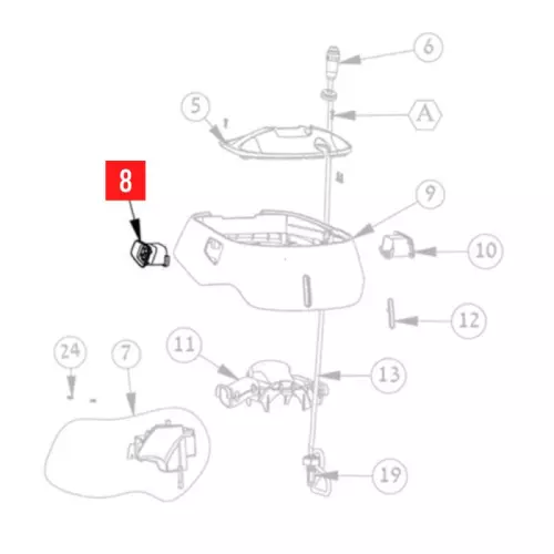 8_Griglia DX bianca MR 30 - MR 40i
