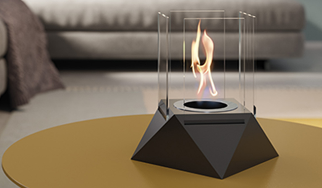 camino a bioetanolo da tavolo