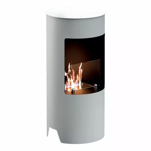 Camino a bioetanolo da pavimento CORTINA 2,5 kW : Colore bianco