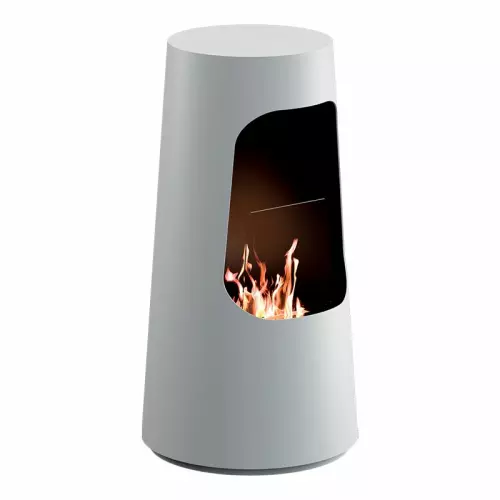 Camino a bioetanolo da pavimento DUBAI 2,5 kW : Colore bianco