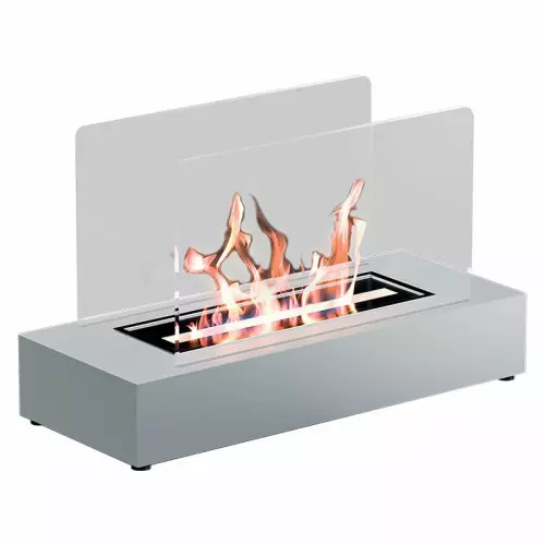 Camino a bioetanolo da tavolo CREMONA 1,5 kW : Colore Bianco