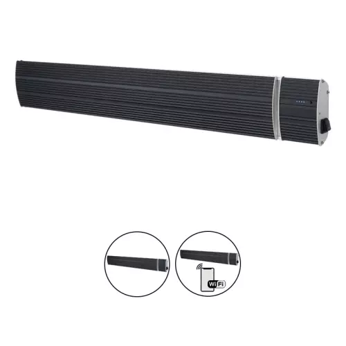 Riscaldatore a infrarossi elettrico CALORE NERO 1800