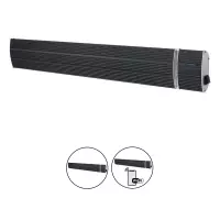 Riscaldatore a infrarossi elettrico CALORE NERO 1800