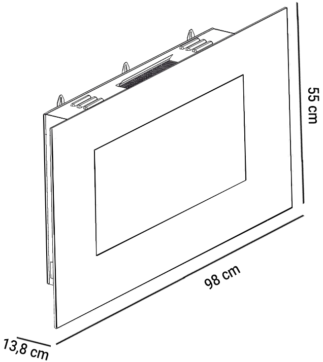 Dimensioni caminetto elettrico