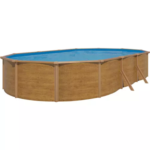 Piscina fuori terra STEELWOOD - 7,60 x 4,55 x h.1,20 m