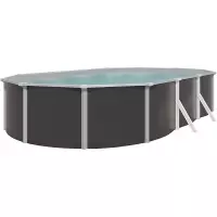 Piscina fuori terra STEELDESIGN - 7,60 x 4,55 x h.1,32 m