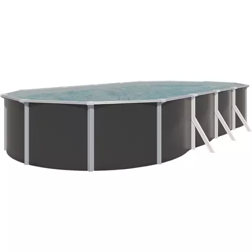 Piscina fuori terra STEELDESIGN - 9,15 x 4,55 x h.1,32 m