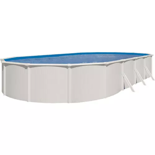 Piscina fuori terra STEEL White - 10,05 x 5,50 x h.1,32 m