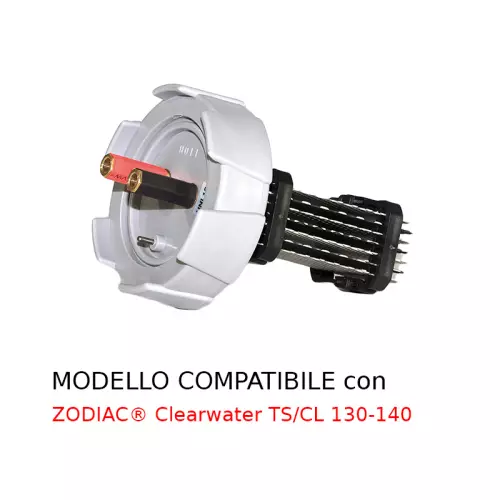 Cella elettrolitica compatibile per Sterilizzatore a sale Zodiac Clearwater TS/CL 130-140