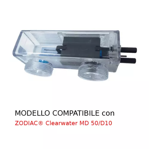 Cella elettrolitica compatibile per Sterilizzatore a sale Zodiac modello MD50/D10