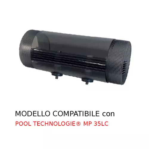 Cella elettrolitica compatibile per Sterilizzatore a sale Pool Technologie MP 35LC					