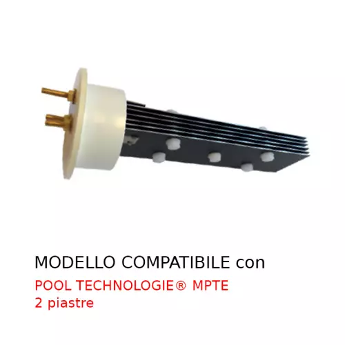 Cella elettrolitica compatibile per Sterilizzatore a sale Pool Technologie MPTE 2