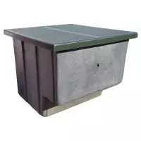 Locale tecnico MAXI interrato vuoto con coperchio - 22 m³/h