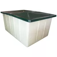 Locale tecnico BIG interrato vuoto con coperchio da 2 filtri e 3 pompe - 55 m³/h