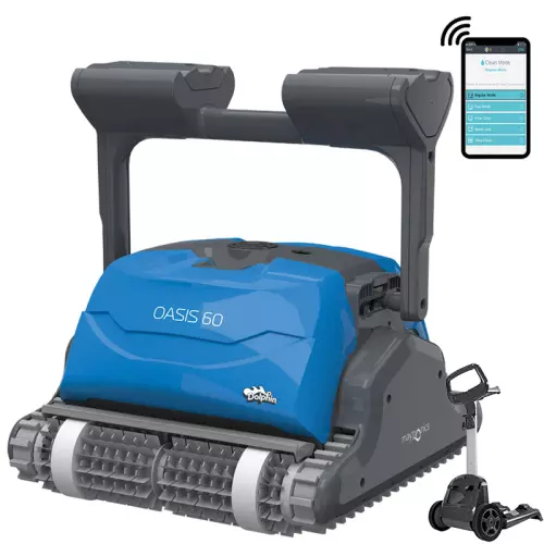 Robot piscina Dolphin OASIS 60 Wi-Fi con carrello by Maytronics