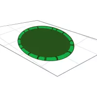 Copertura invernale Standard Geocover 240 gr/m² con salamotti Rotonda