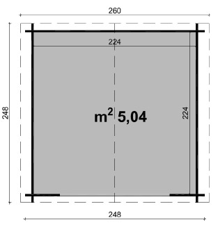Dimensioni casetta Noemi Dimensioni casetta Noemi