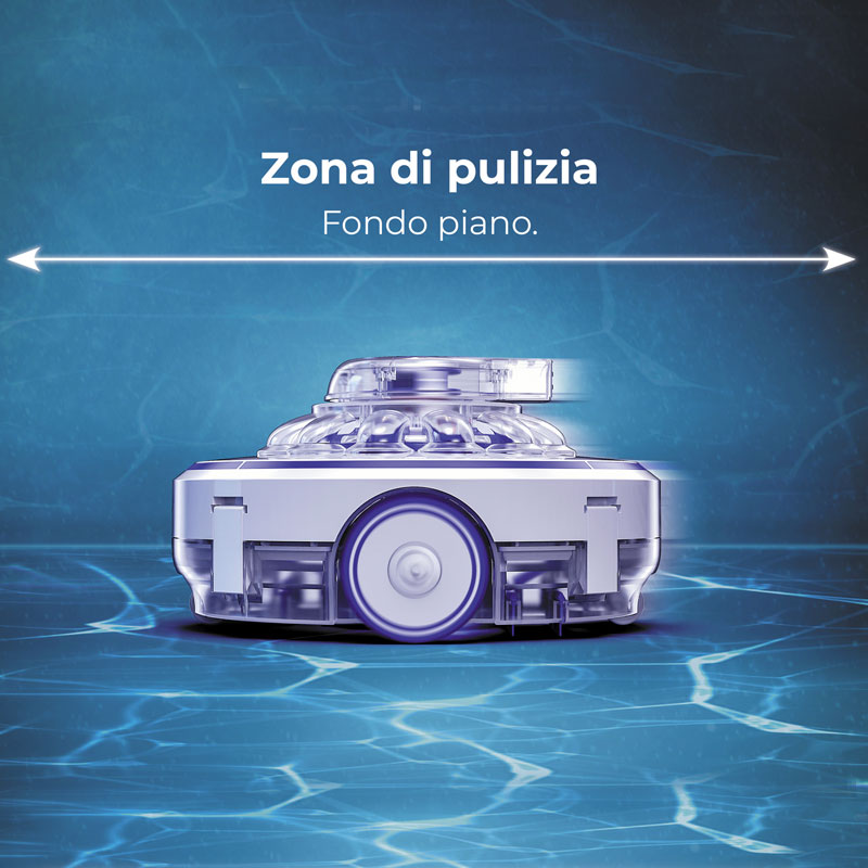 Robot pulitore automatico a batteria WET RUNNER by GRE