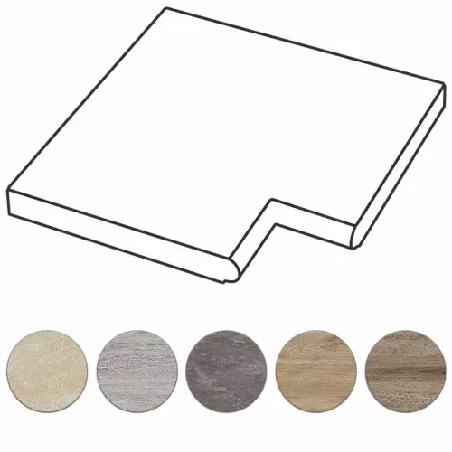 Bordo piatto HARMONY TORO liscio - ANGOLO RETTO