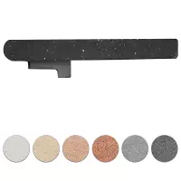 Bordo piatto sabbiato con dentello LAGUNA per piscina