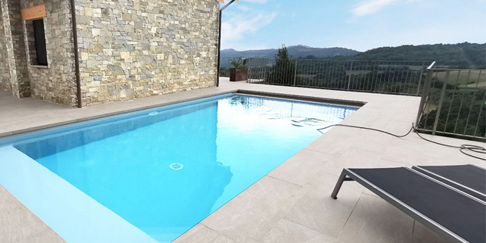 Bordo piatto liscio HARMONY HAWAII per piscina