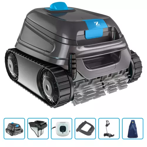 Robot pulitore automatico per piscina Zodiac CNX 10 PREMIUM con carrello e copertura protettiva
